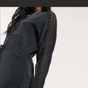 adidas Originals Black Lace Jumpsuit